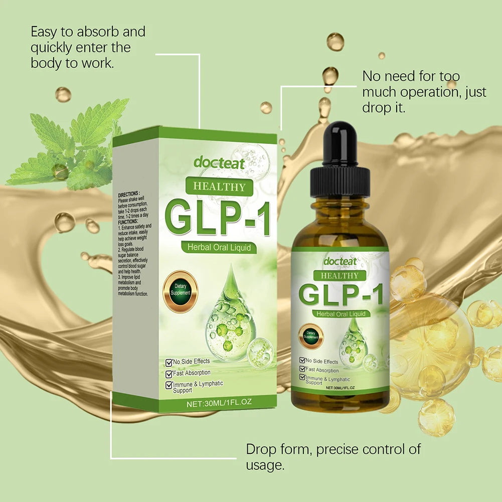 GLP-1 Liquid Drops for Weight Loss & Slimming