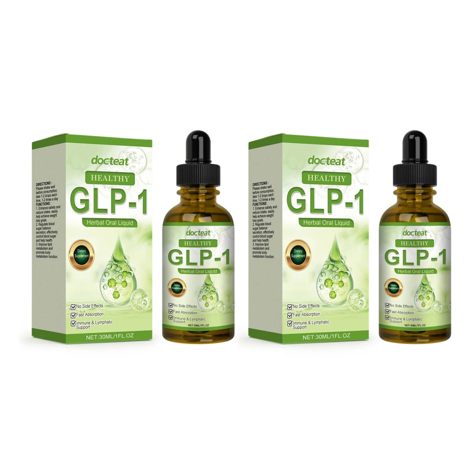 GLP-1 Liquid Drops for Weight Loss & Slimming