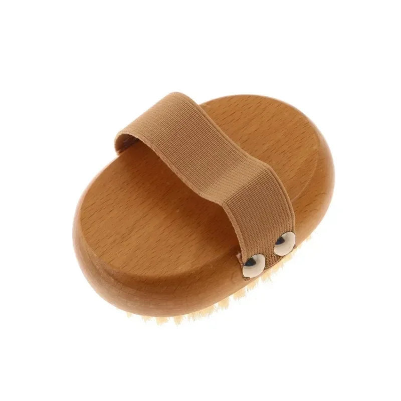 SPA Wooden Boar Bristle Body Brush