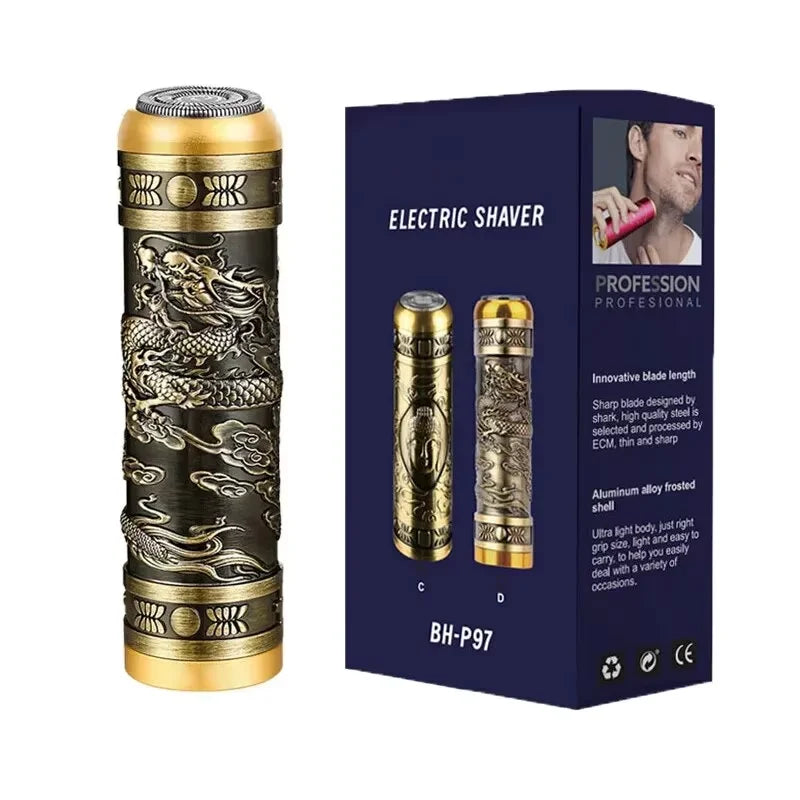 Dragon Head Mini USB Shaver for Men