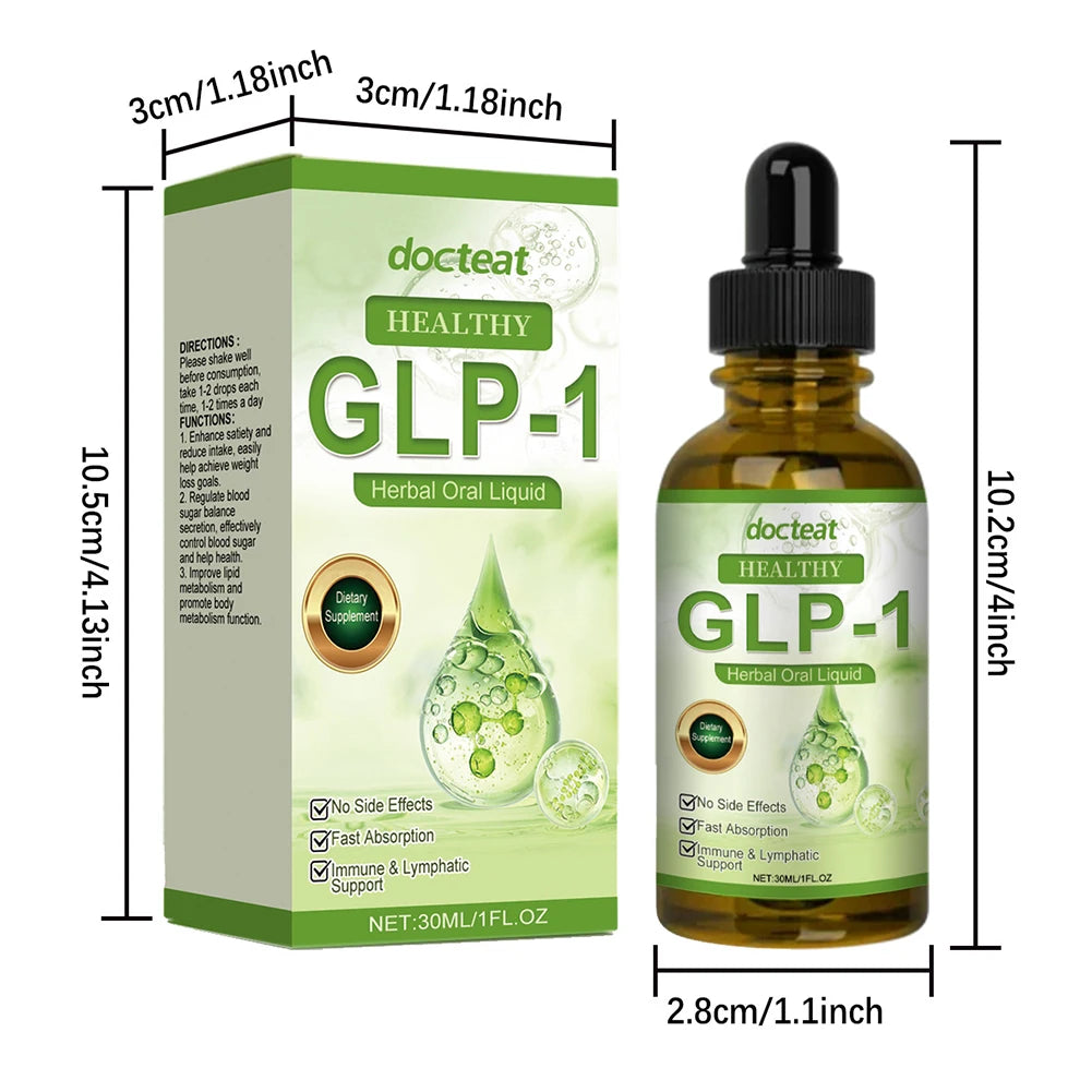 GLP-1 Liquid Drops for Weight Loss & Slimming
