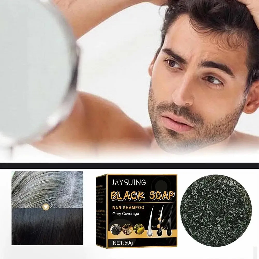 Polygonum Multiflorum Black & White Hair Soap Set