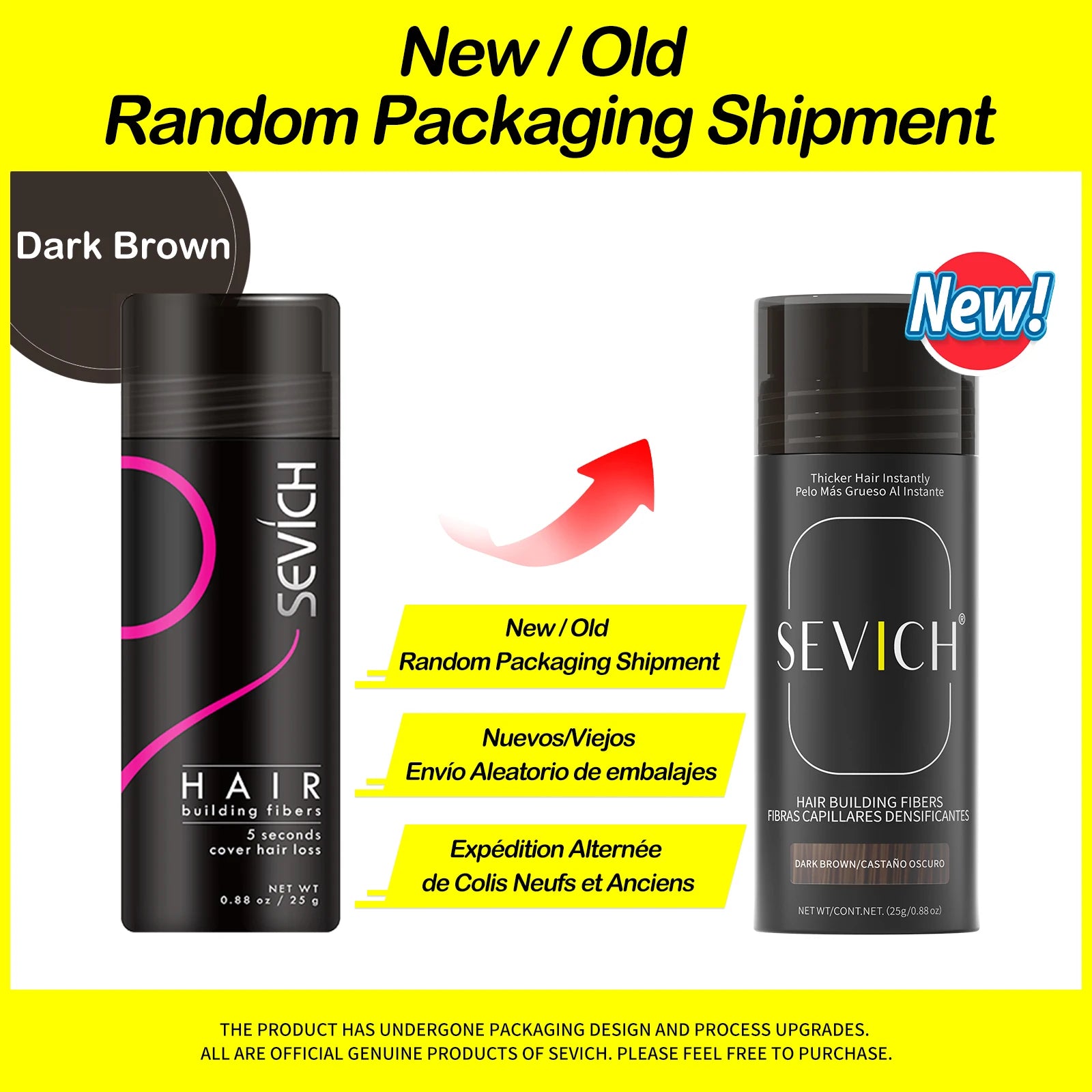 Sevich Hair Building Fibers – 25g