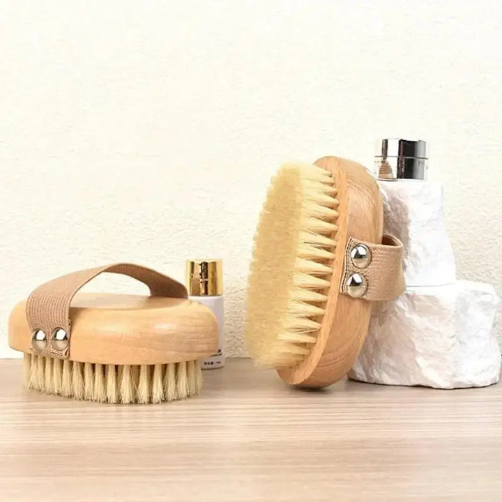 SPA Wooden Boar Bristle Body Brush