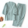 2025 Japanese Cotton Kimono Pajama Set