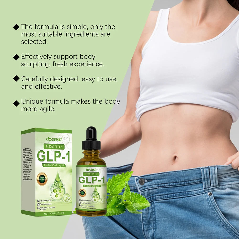 GLP-1 Liquid Drops for Weight Loss & Slimming
