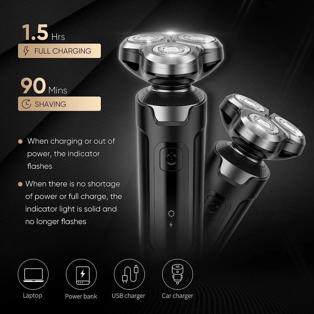 SEJOY 3-in-1 Men’s Electric Shaver