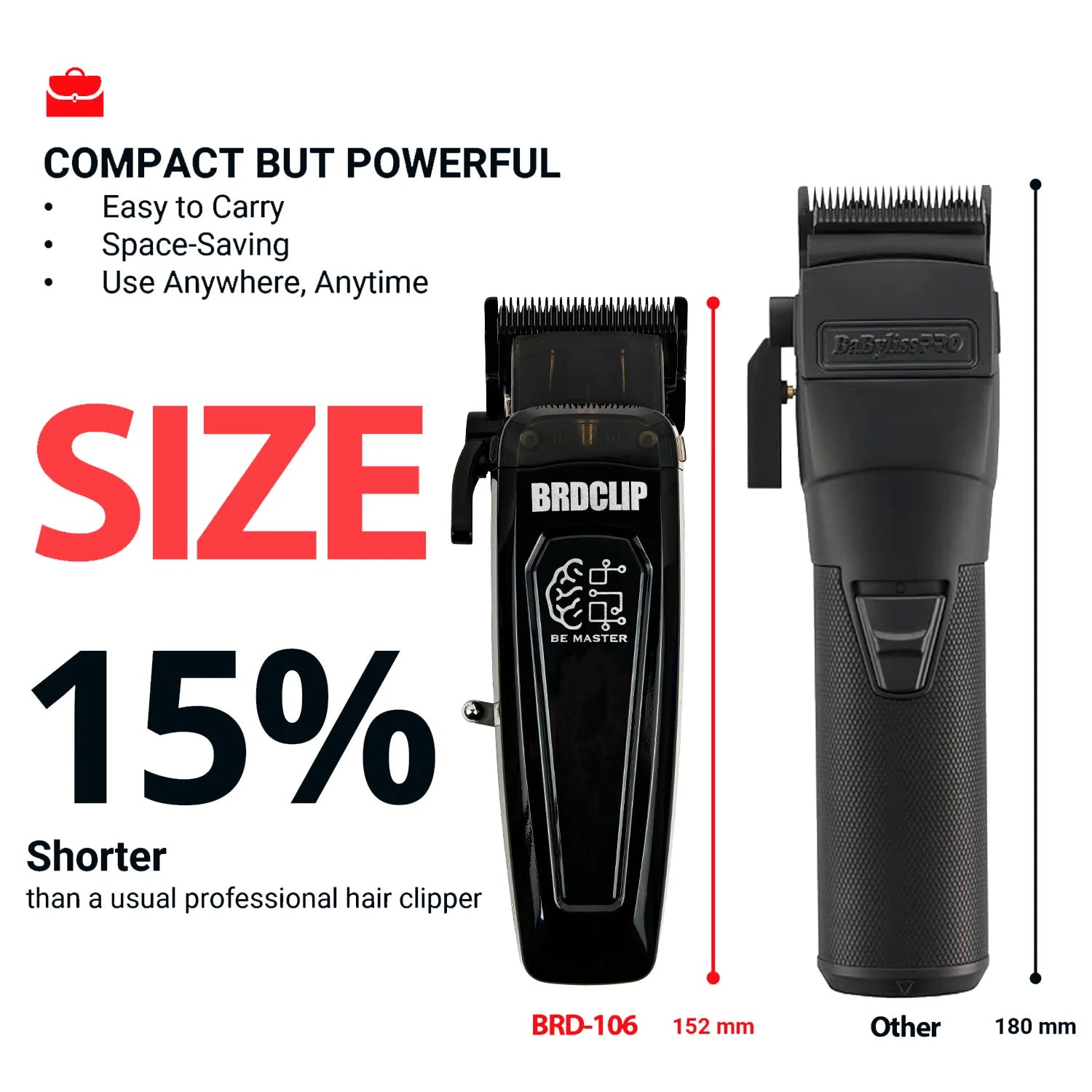 BRDCLIP BRD 106 Professional Hair Clipper