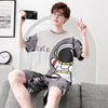 Men’s 2-Piece Striped Bear Sleepwear Set