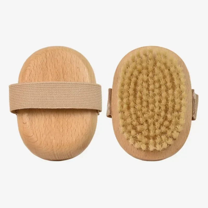 SPA Wooden Boar Bristle Body Brush