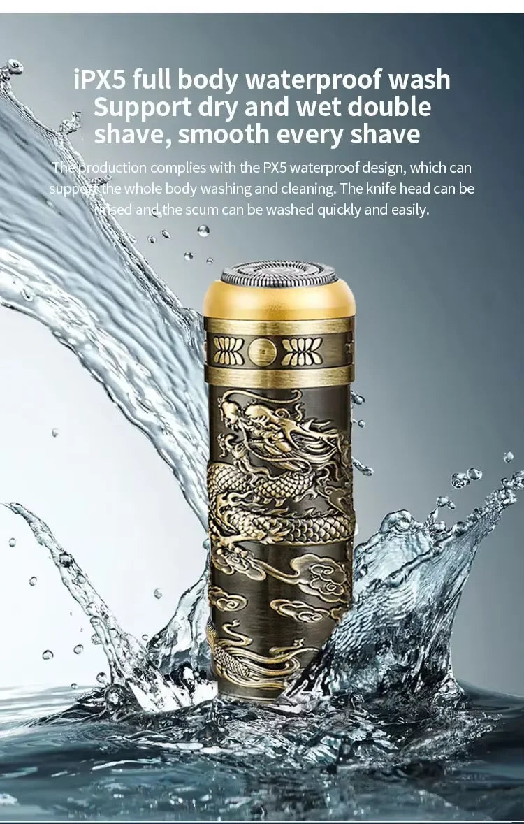 Dragon Head Mini USB Shaver for Men