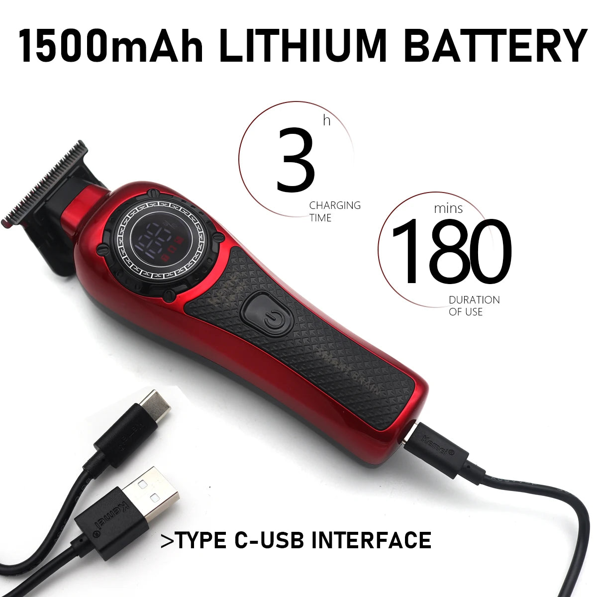 Kemei KM-999 Professional Hair Trimmer