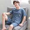 Men’s 2-Piece Striped Bear Sleepwear Set