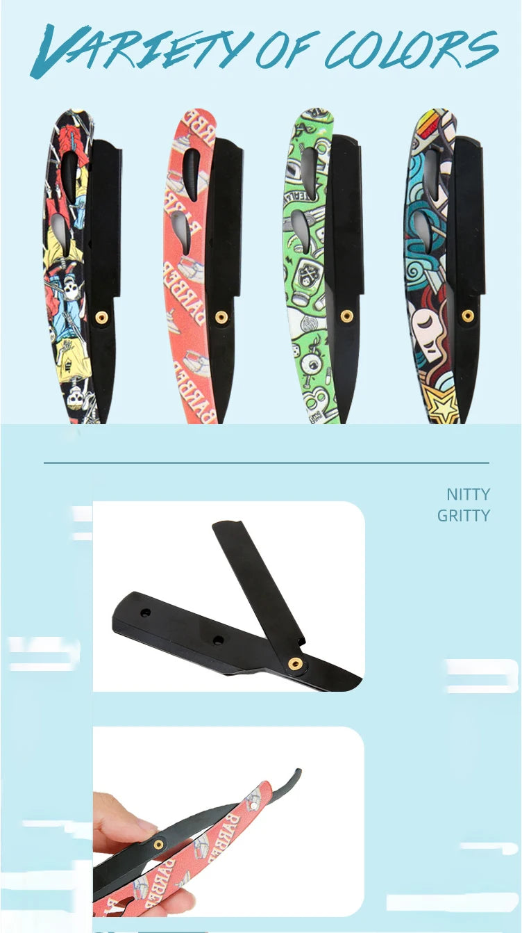 Men’s Straight Edge Barber Shavette Razor