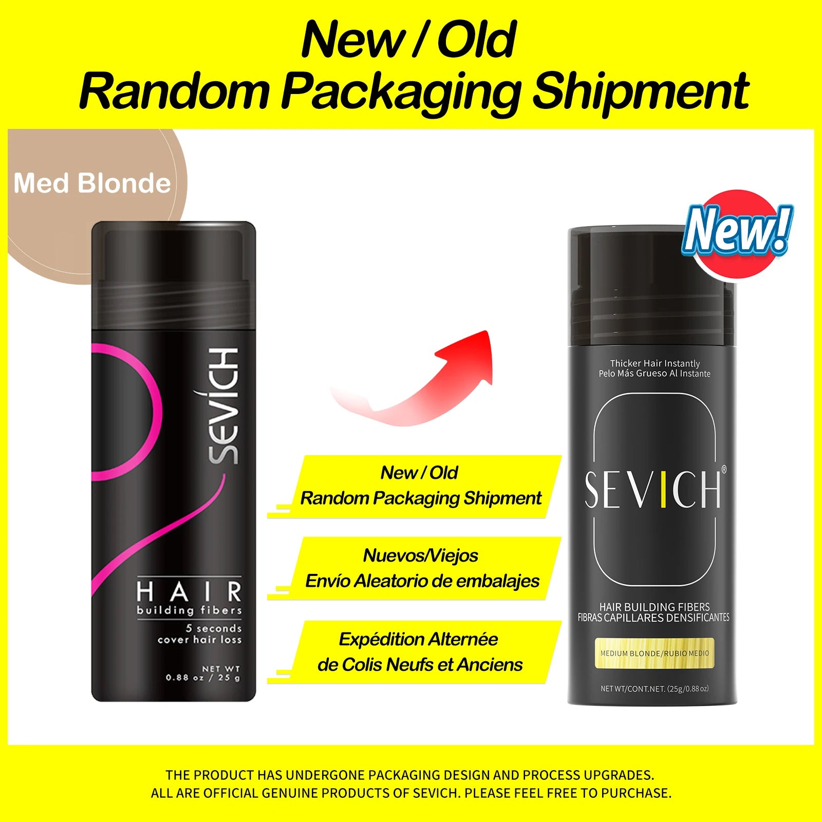 Sevich Hair Building Fibers – 25g