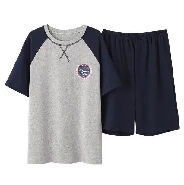 Men’s Cotton Two-Piece Pajama Set