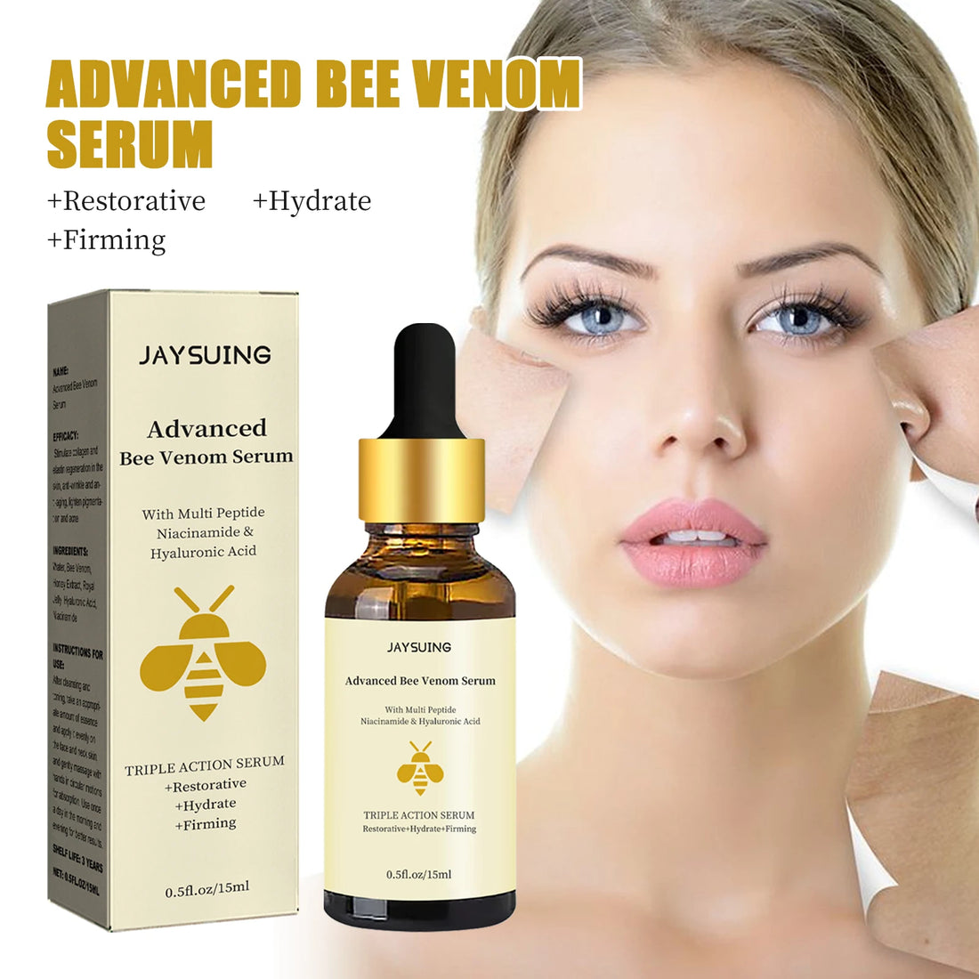 Bee Venom Wrinkle Reduction Face Serum