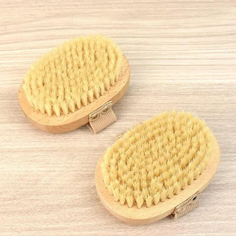 SPA Wooden Boar Bristle Body Brush