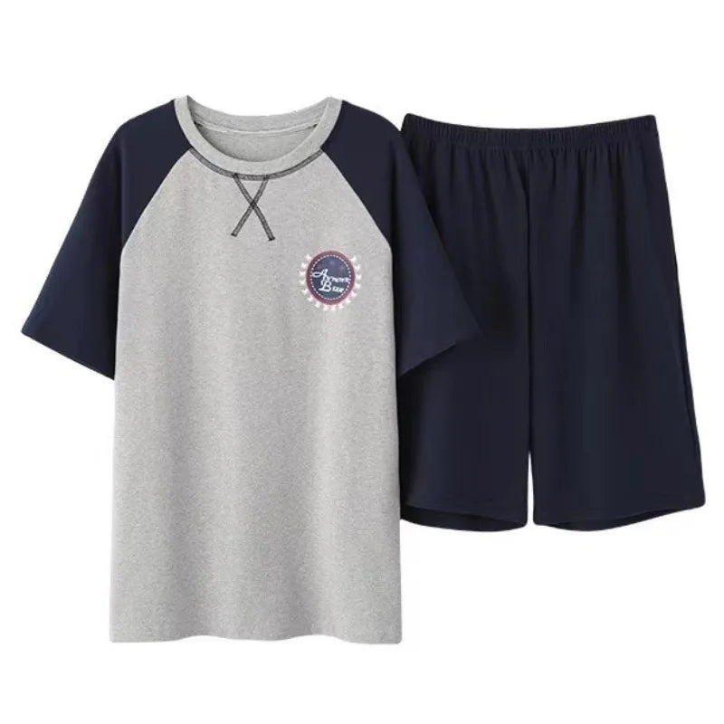 Men’s Cotton Two-Piece Pajama Set