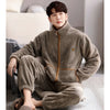 Autumn Winter Heavy Coral Fleece Pajamas