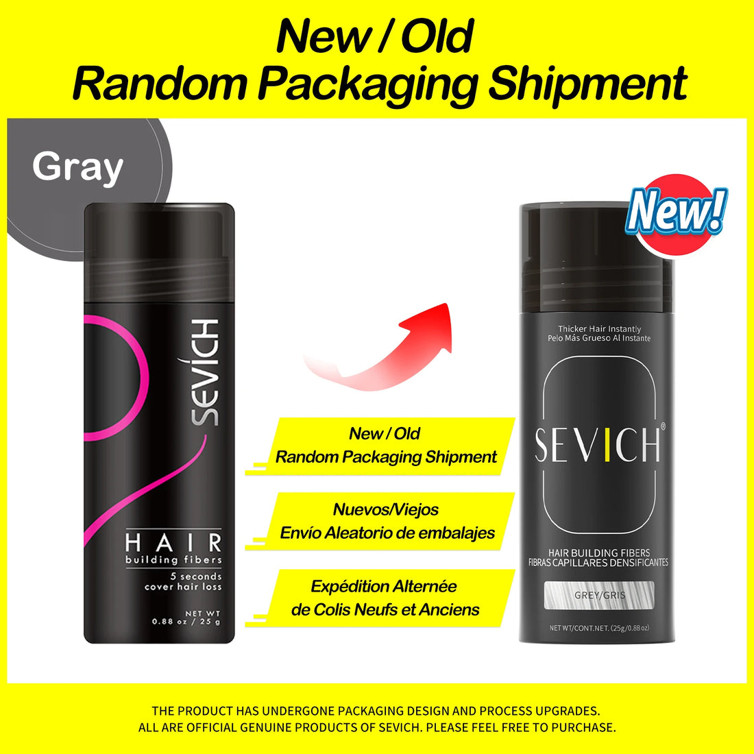 Sevich Hair Building Fibers – 25g