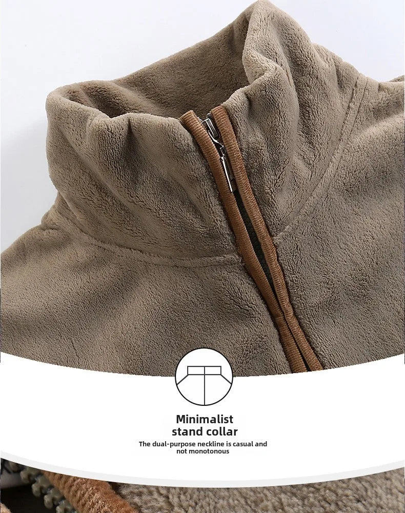 Autumn Winter Heavy Coral Fleece Pajamas