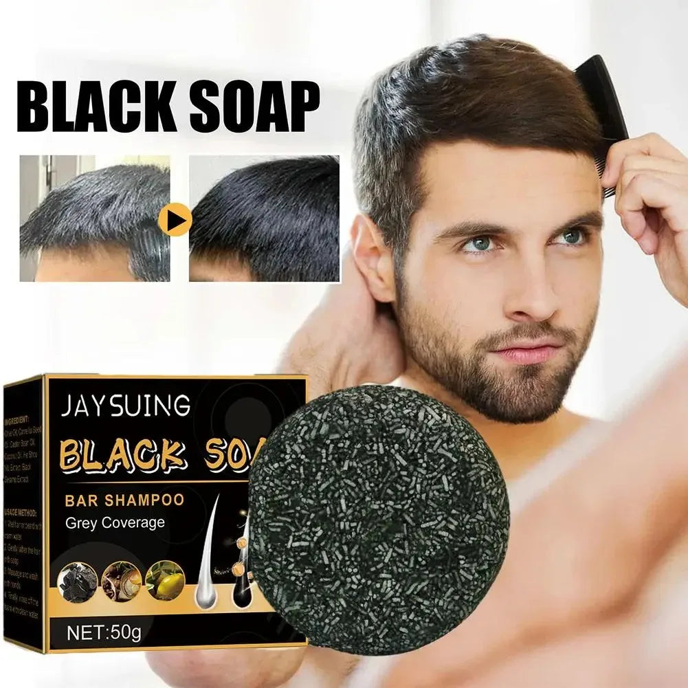 Polygonum Multiflorum Black & White Hair Soap Set