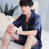 Men’s Summer Ice Silk Pajama Set