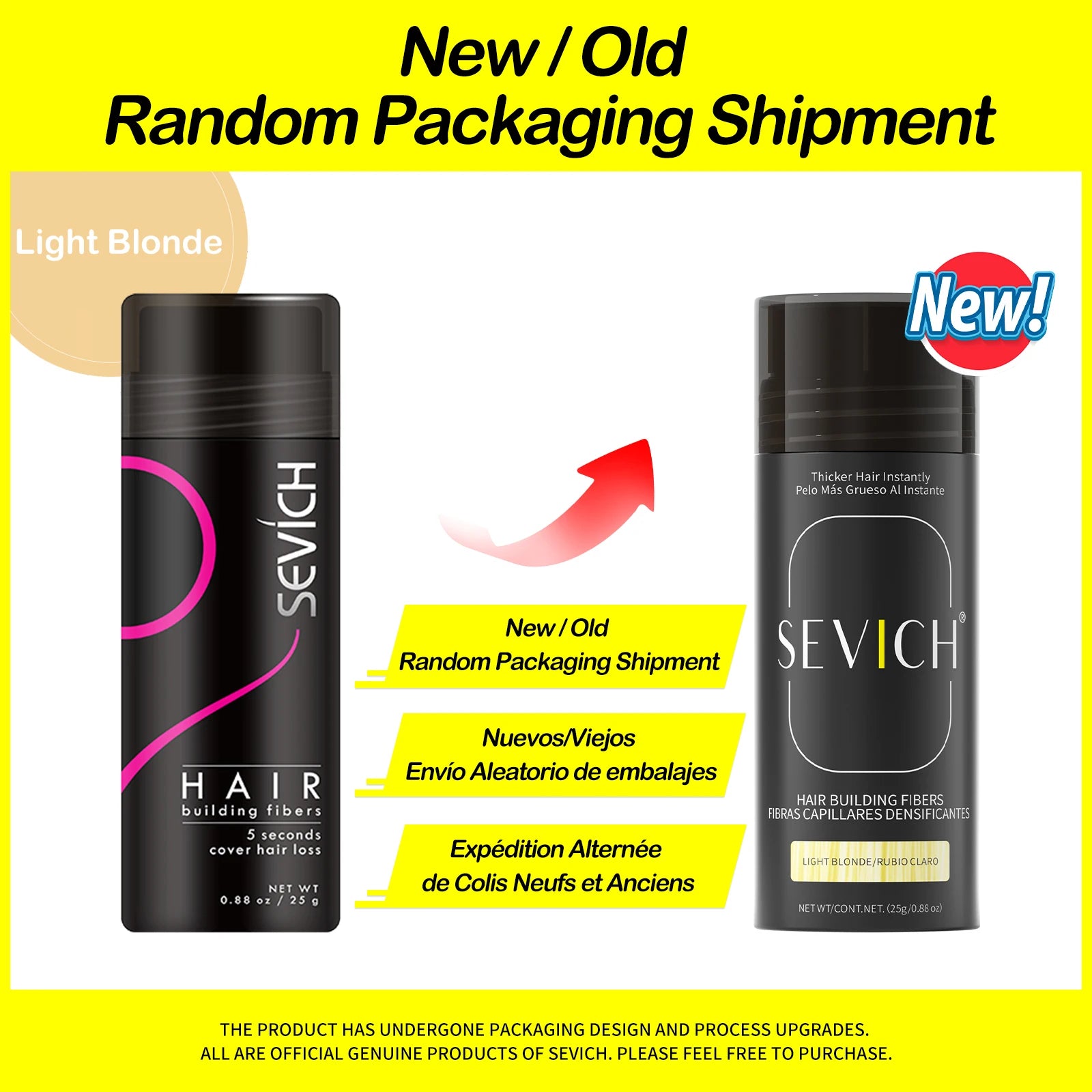 Sevich Hair Building Fibers – 25g