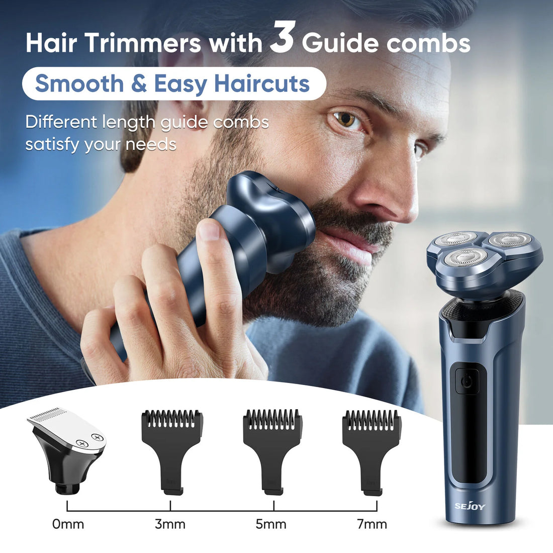 SEJOY 3-in-1 Men’s Electric Shaver