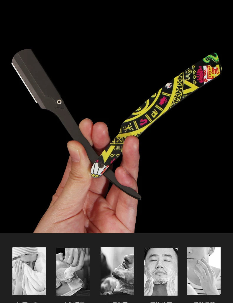 Men’s Straight Edge Barber Shavette Razor