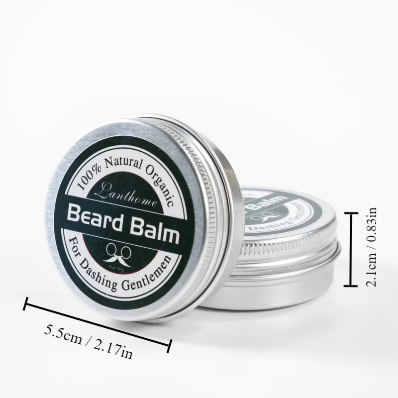 Men’s Natural Beard Balm & Growth Oil