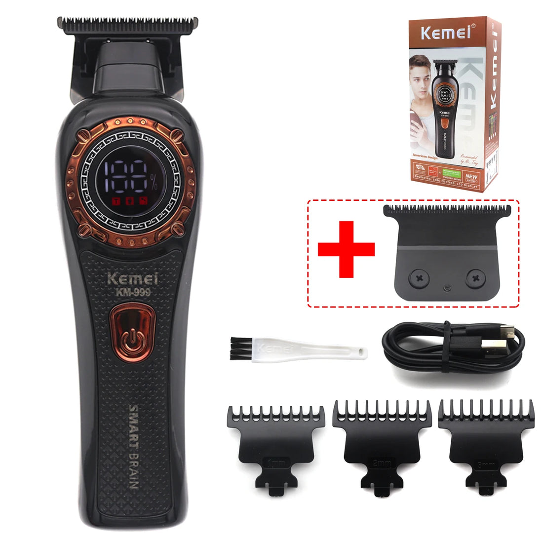 Kemei KM-999 Professional Hair Trimmer