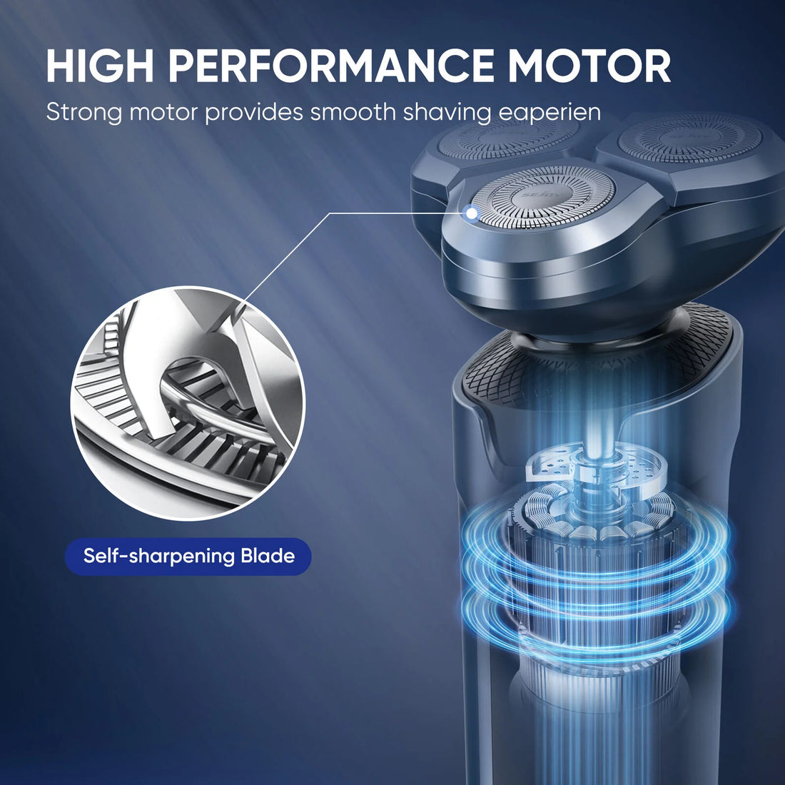 SEJOY 3-in-1 Men’s Electric Shaver