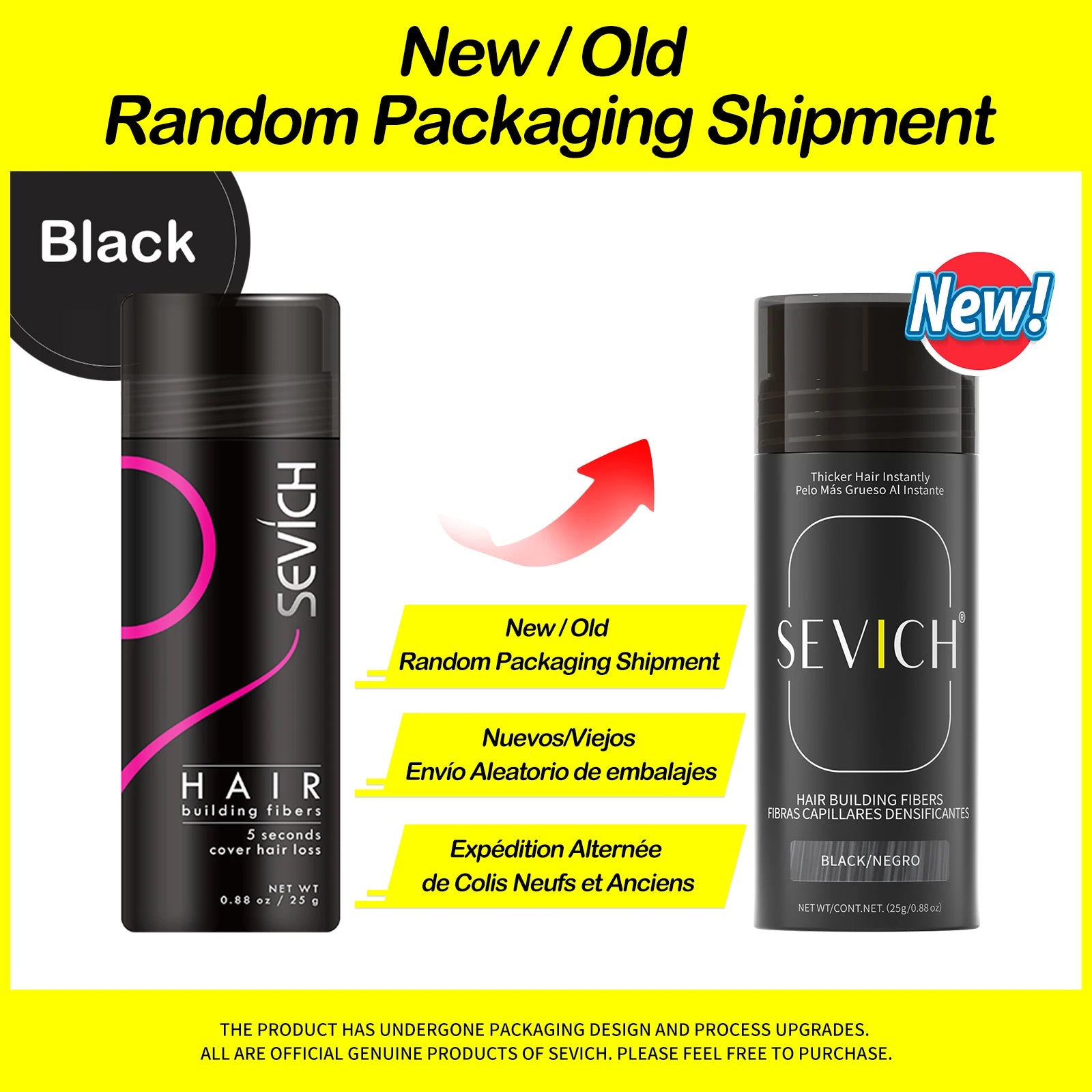 Sevich Hair Building Fibers – 25g