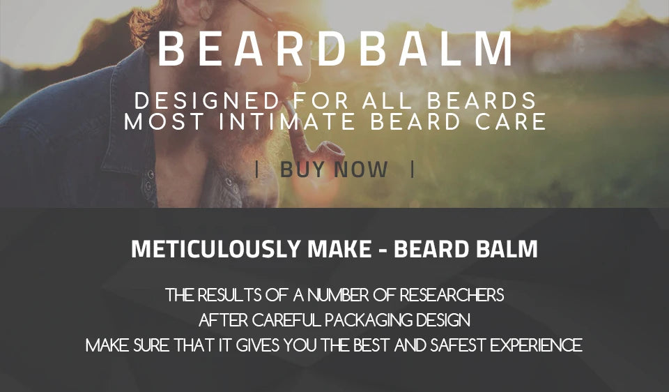 Men’s Natural Beard Balm & Growth Oil