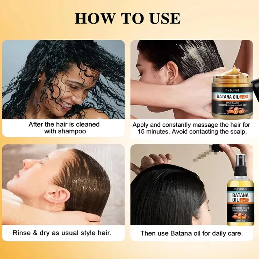 Fast Hair Growth Set – Batana Oil Treatment