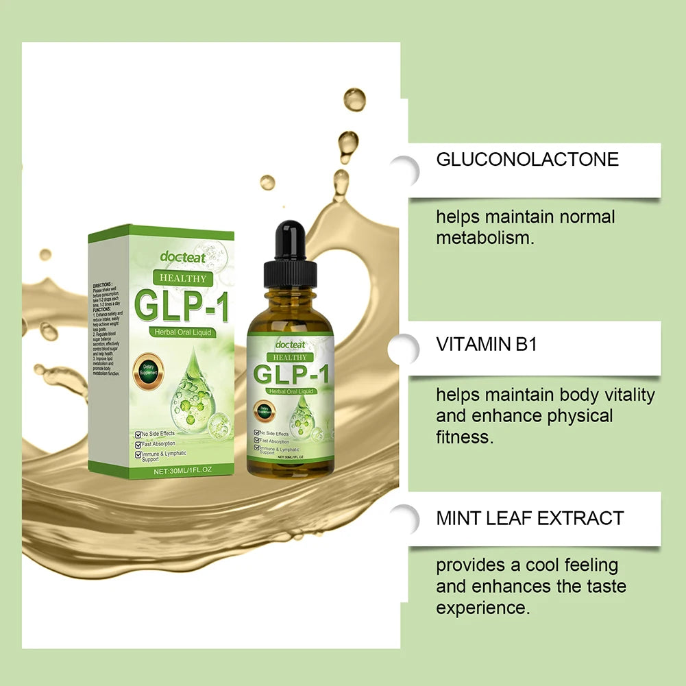 GLP-1 Liquid Drops for Weight Loss & Slimming