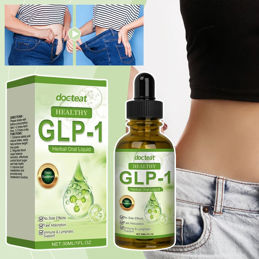 GLP-1 Liquid Drops for Weight Loss & Slimming